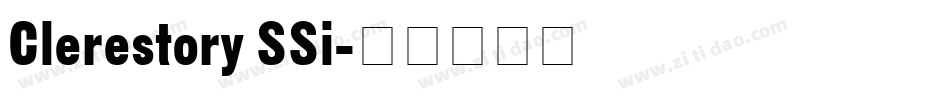 Clerestory SSi字体转换